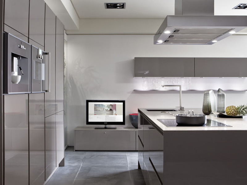 Cocinas con puertas de cristal