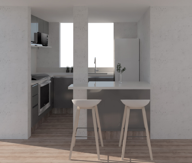 Cocina en High Glossy — proyecto Maga Kitchen