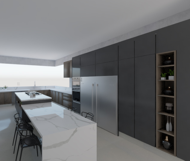 Cocina en PVC — proyecto Maga Kitchen